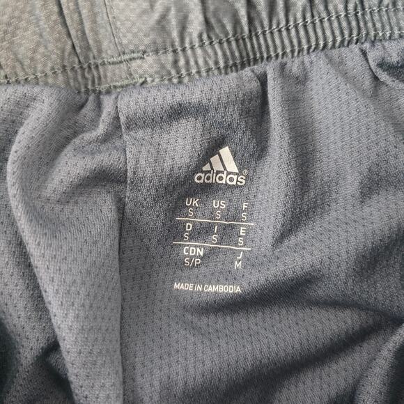 Adidas Men's Small Gray Athletic Track Pants Zip Hem‎ Stripes S86814 5977 - Picture 10 of 13